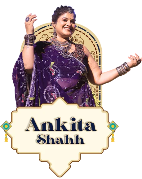 Ankita Shahh performing at Maavdee Navratri 2025 Garba event in Ahmedabad
